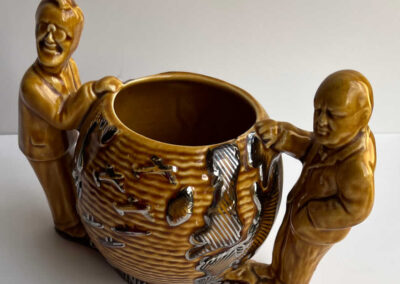 Churchill & Roosevelt Globe Loving Cup (Showing Chip)