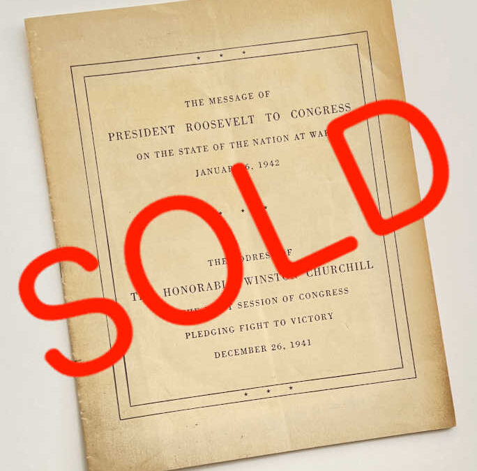 Churchill & Roosevelt Speeches to Congress