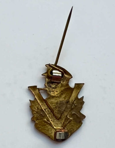 Churchill Victory Pin / Badge - Back
