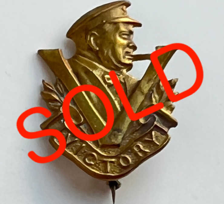 Churchill Victory Pin / Badge