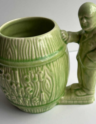 WWII Churchill Green Tankard Mug (Top)