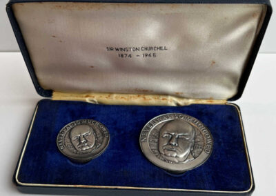 Winston Churchill, Battle Britain Medal Set in Original Presentation Case