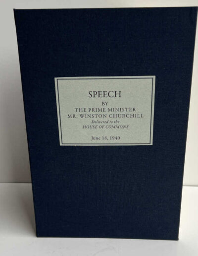 Chemise Protecting Churchill's Speech: June 18, 1940