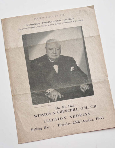 Churchill Election Address, Woodford 1951