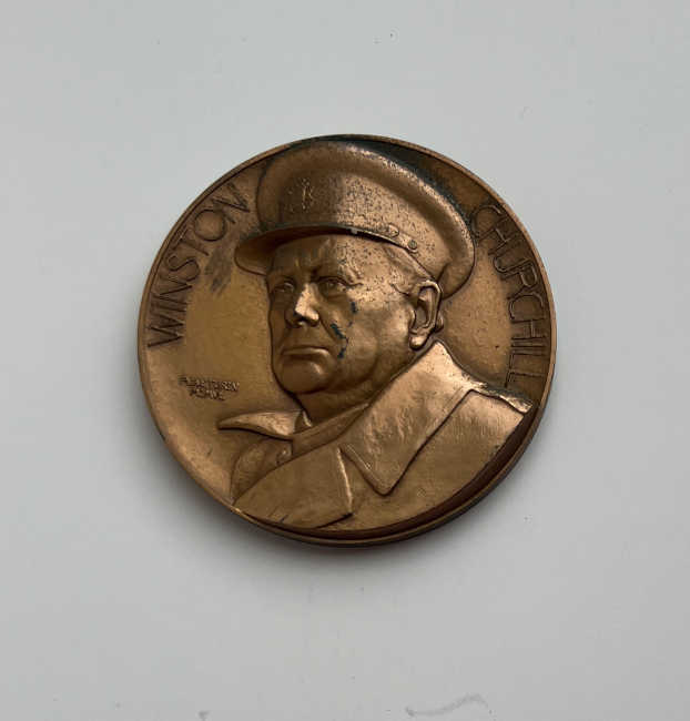 Churchill and the Liberation of France Commemorative Medal 1945