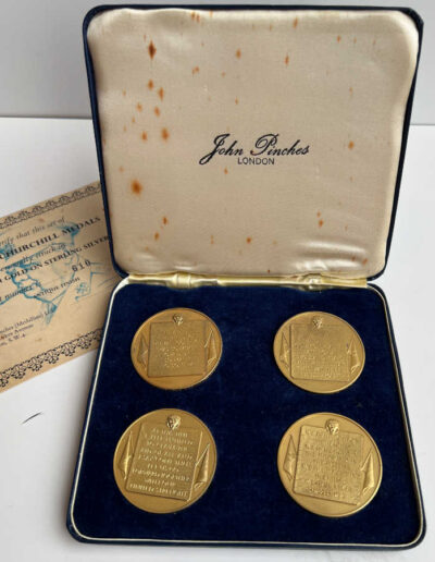 Churchill Medals/Medallions (Reverse): 25th Anniversary of Peace in Europe