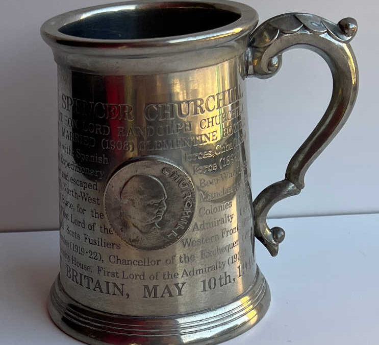 Churchill Pewter Tankard