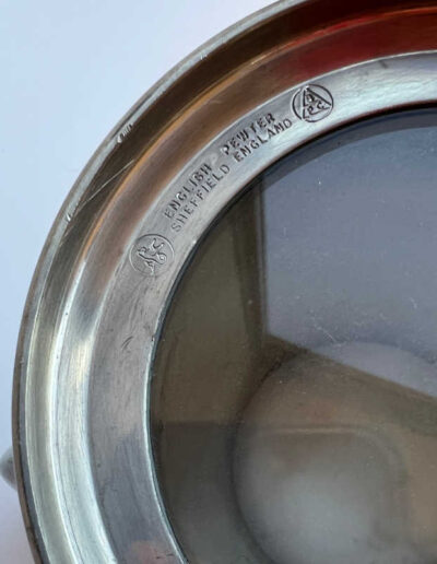 Churchill Pewter Tankard with Pewter Hallmarks
