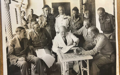 Churchill Photograph Nth Africa, 1943