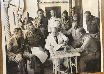 Winston Churchill Photo - Nth Africa 1943