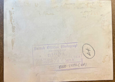 Winston Churchill Photo (Back) - Nth Africa 1943