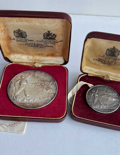 Churchill - Spink's 2 Memorial Medals 1965: Reverse