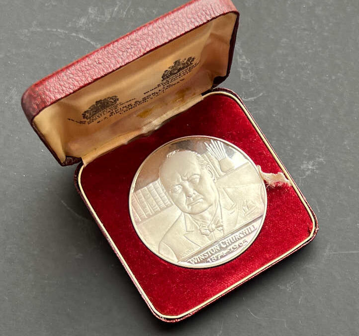 Silver Churchill Memorial Medal, 1965