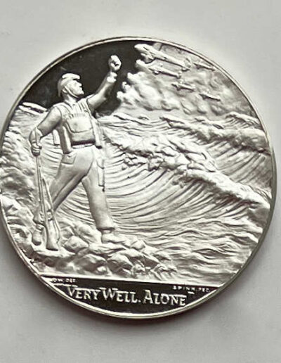 Churchill Spink Memorial Medal Reverse, 1965