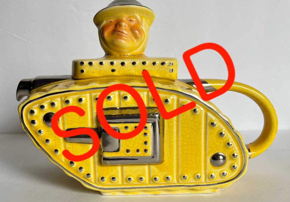 Churchill Tank Teapot – Yellow