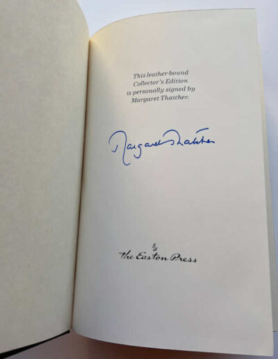 Downing Street Years Margaret Thatcher's Signature