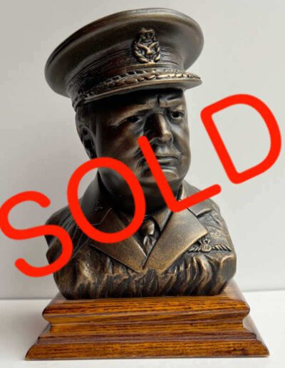 Heritage sculptures RAF bust of Churchill: SOLD