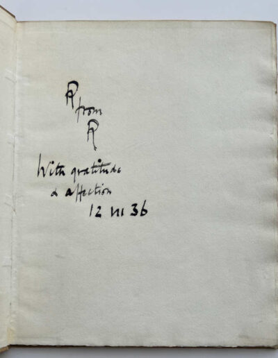 Lawrence of Arabia Inscription