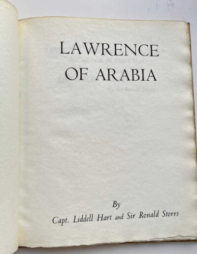 Lawrence of Arabia TItle Page