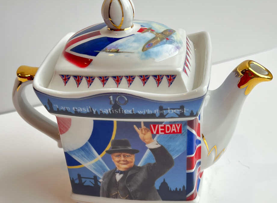 James Sadler Winston Churchill VE Day Teapot