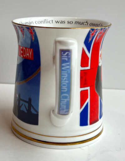 Sadler Winston Churchill Mug Handle:Tankard VE Day