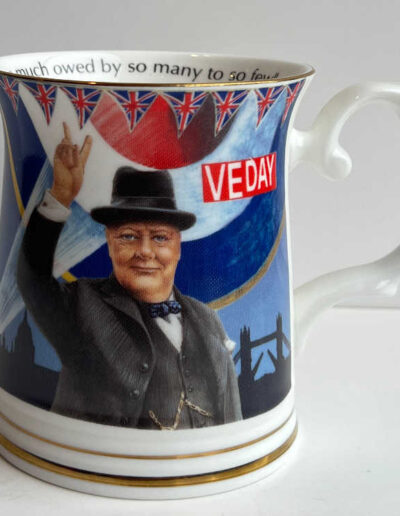 Sadler Winston Churchill Mug:Tankard VE Day - Side 2