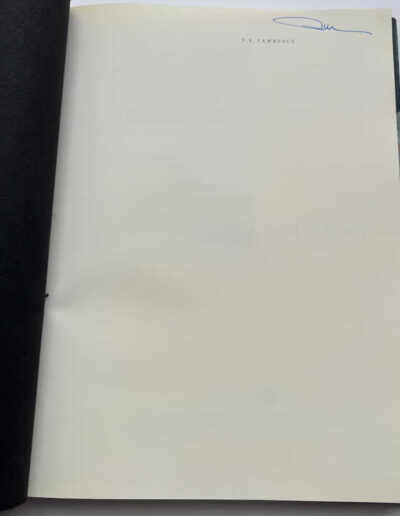 Author's Signature: T. E. Lawrence by Jeremy Wilson