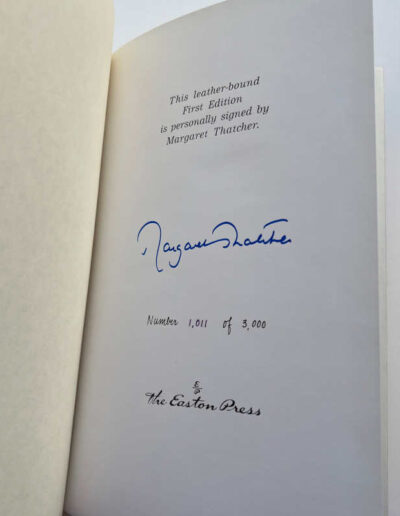 The Path To Power Margaret Thatcher's Signature