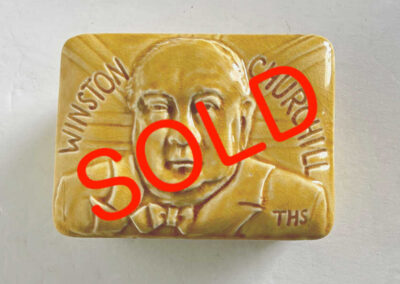 Trinket Box - W Churchill Portrait on Lid: SOLD
