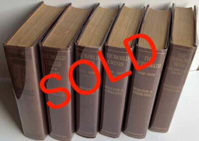 World Crisis, W. Churchill full set of six: SOLD
