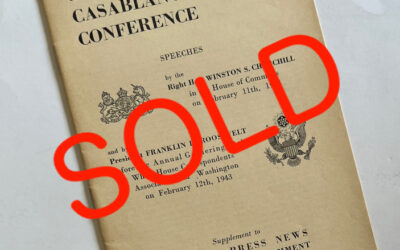 The Casablanca Conference: Speeches by Churchill & Roosevelt