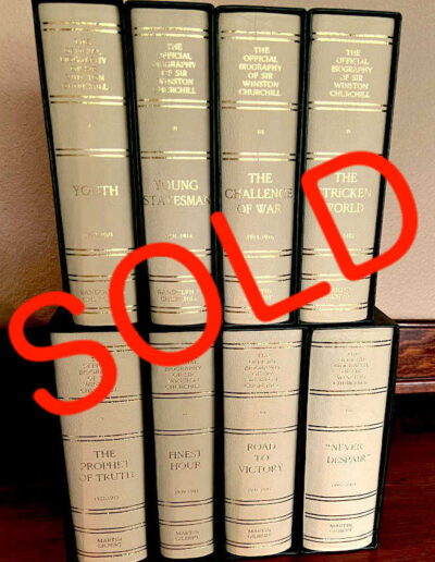 Churchill's Biography 8 Vols: SOLD