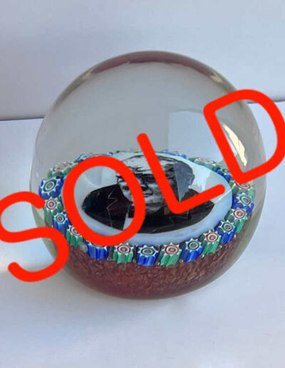 Churchill Bust in Paperweight: SOLD