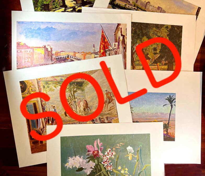 Winston Churchill’s Paintings: 7 Prints