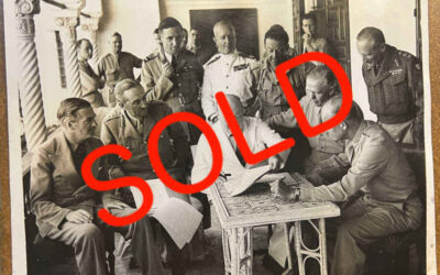 Churchill Photograph Nth Africa, 1943