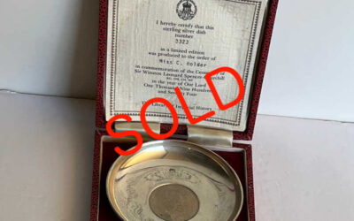 Sterling Silver Dish: Churchill Crown