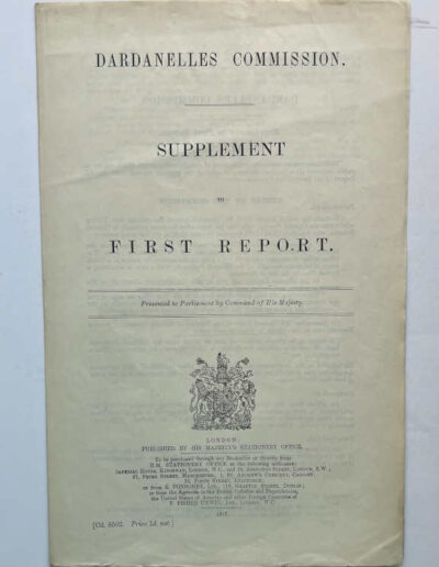 Supplement to the First Report