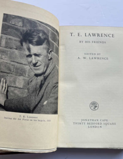 T. E. Lawrence Frontispiece