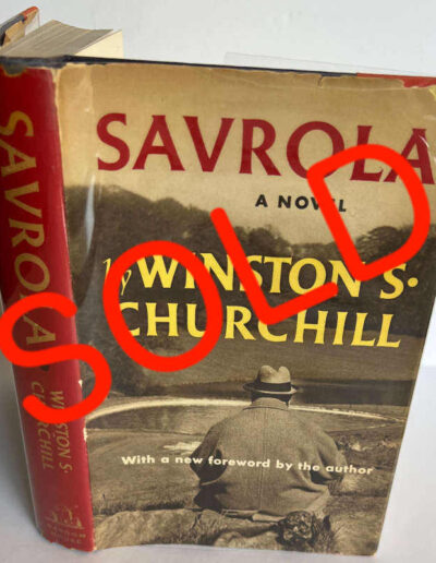 Savrola Churchill's First Novel SOLD