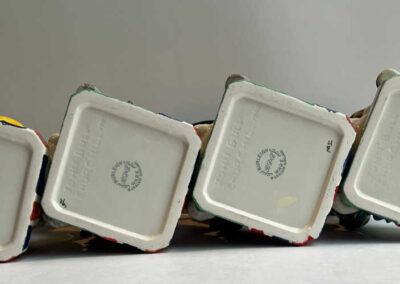 4 Burleigh Ware Churchill Toby Jugs - Base Views