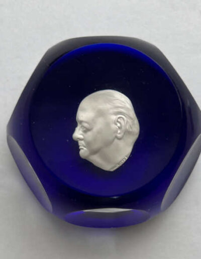 Churchill Baccarat Paperweight