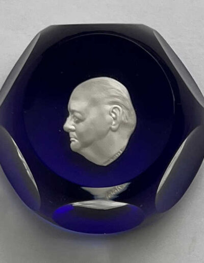 Baccarat Paperweight Winston Churchill