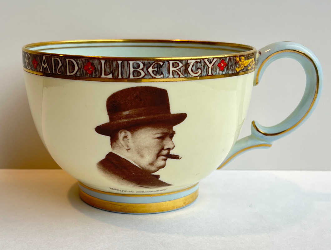 Large Paragon Cup with Churchill Portrait Large Paragon Cup with Churchill Portrait
