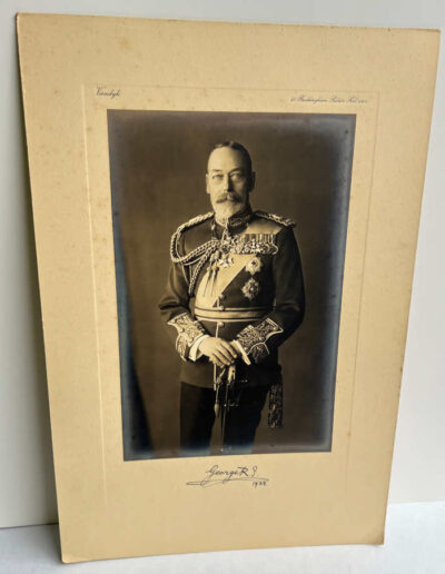 Signed Vandyk Photograph of King George V