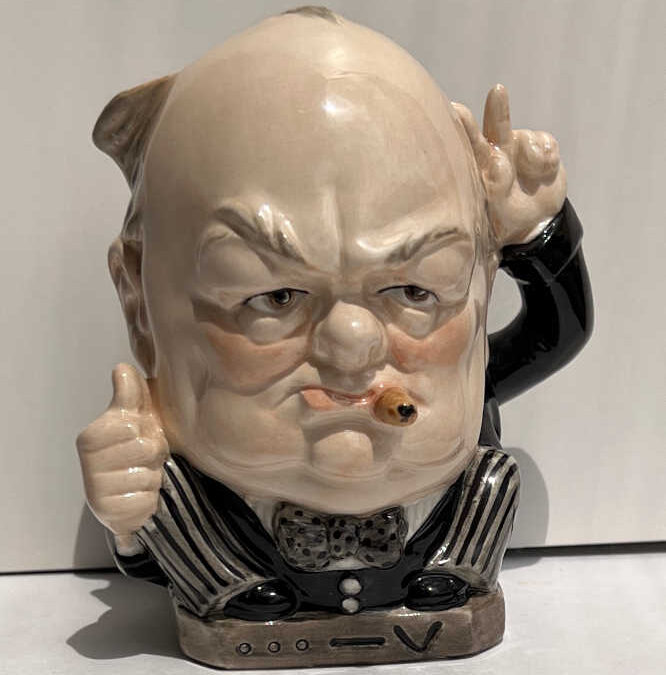 Winston Churchill Burleigh Ware Toby Jug