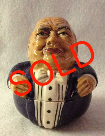 Churchill Face Pot Prototype - SOLD