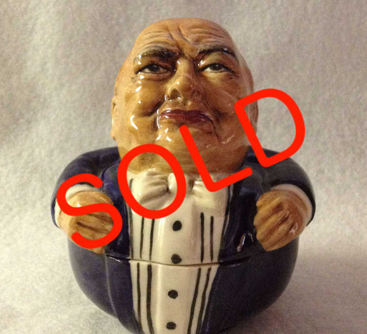 Churchill Face Pot: Kevin Francis Prototype