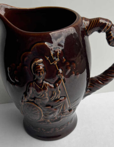 Crown Devon V for Victory Jug - Back Side
