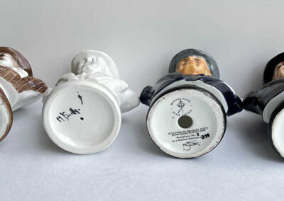 Four Churchill Busts by M Sutty: Bases