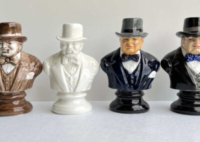 Four Churchill Busts by Michael Sutty: Front
